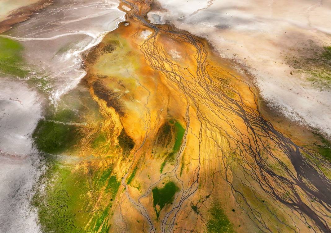 Ladik Gölü görüntüsü ile alarm veriyor! 1